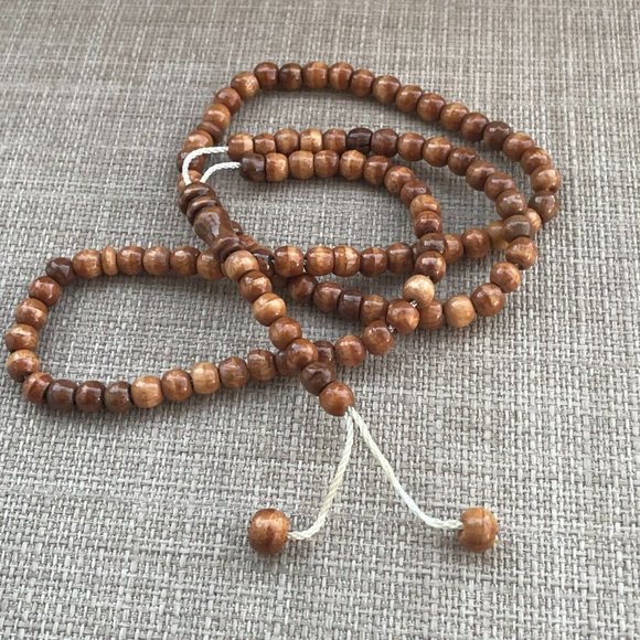 Tasbeeh Real Wood Beads Religious Beads Muslim Prayer Beads handmade - Picture 2 of 7
